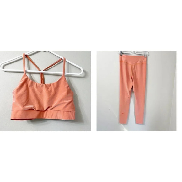 Twenty Montreal Coral Colorsphere Leggings and Top Set Small Women’s 2-Piece - Picture 4 of 16